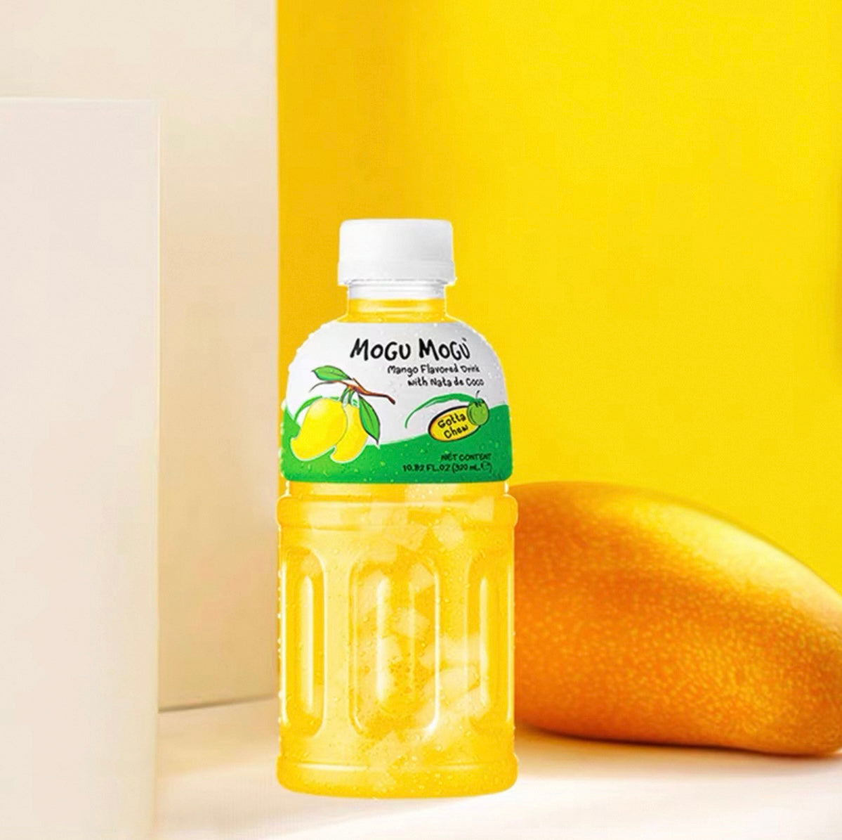 Mogu Mogu Nata De Coco Drink Mango Flavour 320ML - Pinkyy