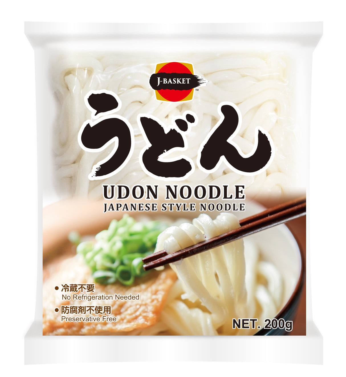 J-Basket LL Udon Noodle 200g - Pinkyy