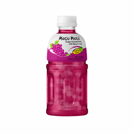 Mogu Mogu  Nata De Coco Drink Grape Flavour 320ML - Pinkyy