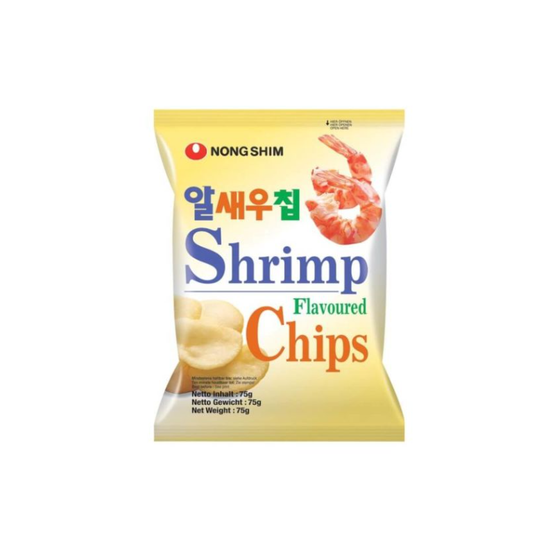 Nongshim Shrimp Flavoured Chips 75g - Pinkyy