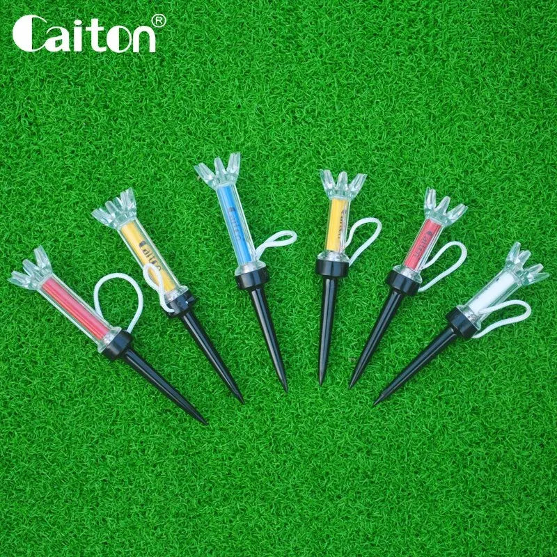 Magnetic Plastic Golf Tee Set - 360° Bounce - Pinkyy