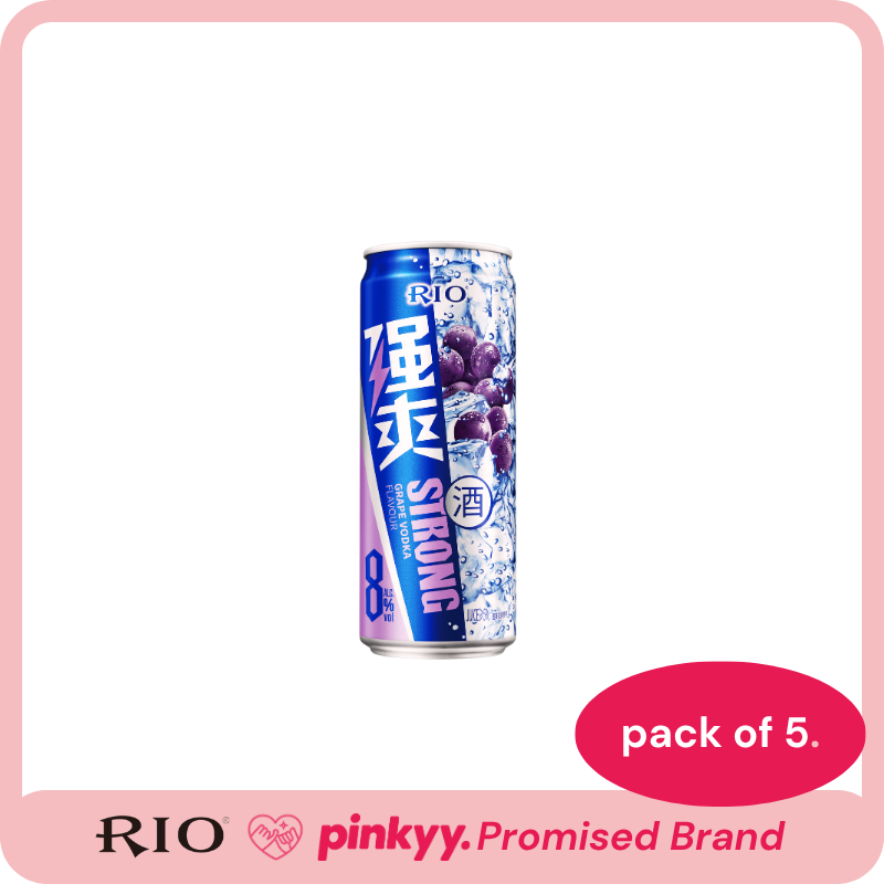[RIO] Strong Juice Soda & Vodka Ready To Drink Cans 330ml 8% ABV