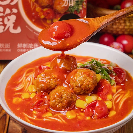 LMS - Three and a Half Fresh Tomato Soup Ramen - Pinkyy
