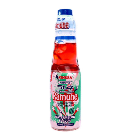 Kimura Ganso Ramune Watermelon 200ml - Pinkyy