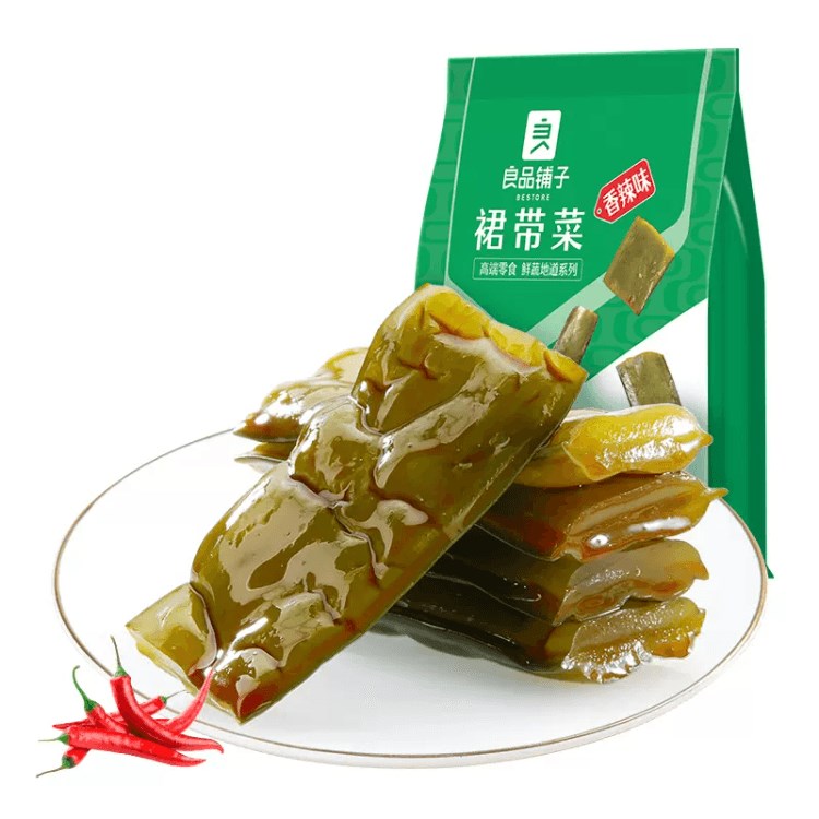 良品铺子裙带菜 香辣口味 160g【精选好料 鲜味浓郁】