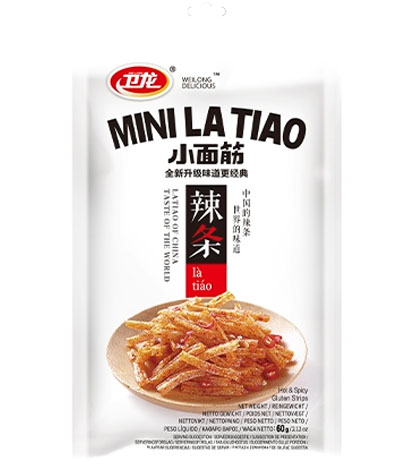 WL Latiao Mini Gluten Strips- Hot Flavour 60g - Pinkyy