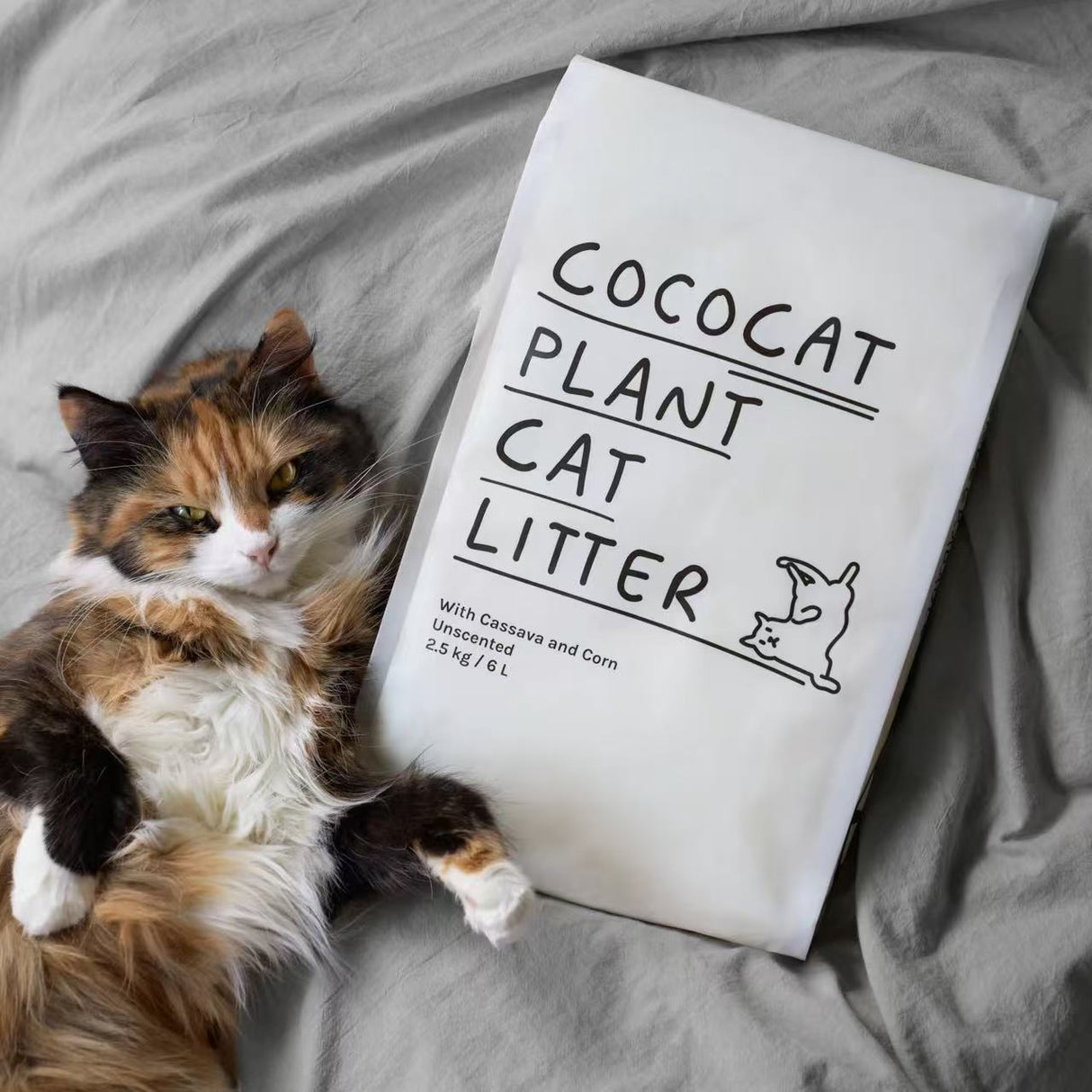 COCOCAT Cassava Cat Litter 2.5Kg - Pinkyy